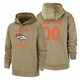 Denver Broncos Customized Nike Tan Salute To Service Name & Number Sideline Therma Pullover Hoodie,baseball caps,new era cap wholesale,wholesale hats